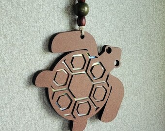 Meeresschildkröte Suncatcher Laser Cut Datei - Wiederverwendete CD / DVD Kunst (Digitaler Download)
