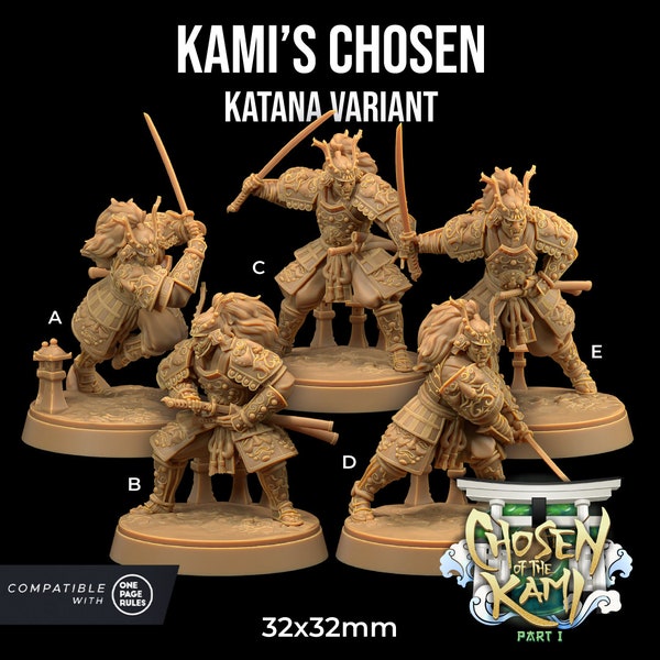 Samurai Miniature | Kami's Chosen by Dragon Trappers Lodge | Chosen of the Kami