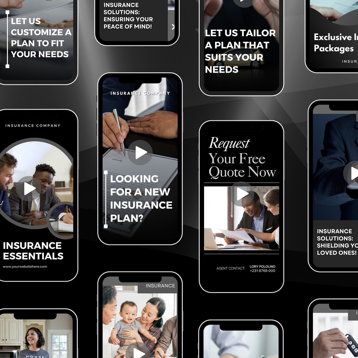 Insurance Reels Templates: 500+ Marketing Videos (digital Download) - Etsy