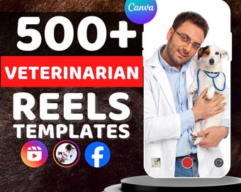 Veterinarian Reels: Canva Reels & Stories