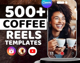 Coffee Reels Templates: Coffee Videos (Digital Download)