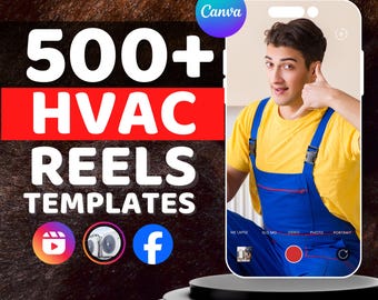HVAC Reels & Story: Canva Templates