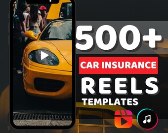 Car Insurance Reels, Canva Reels & Stories
