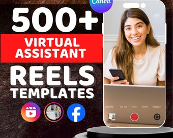 Virtual Assistant | 500+ Templates, Instagram Bio (Digital)