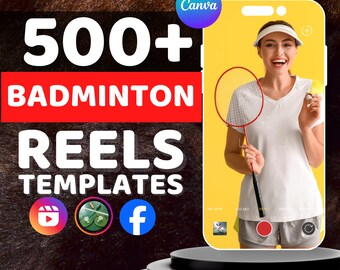 Badminton Reels: TikTok, Instagram, Facebook (Digital Download)