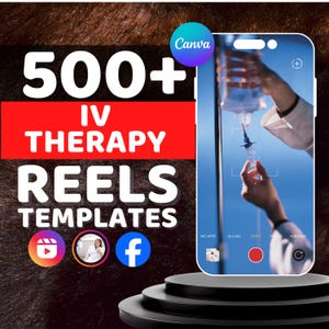 IV Therapie Rollen: 500+ Video Templates + 50 Bio Templates (Digitaler Download)