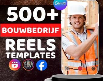 Construction Reels | Dutch Version | TikTok, Instagram & Facebook | Canva Templates | Digital Download