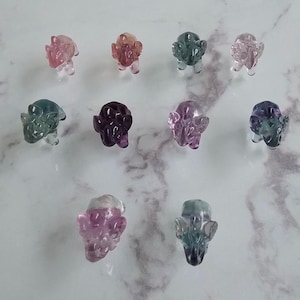 Mini Fluorite Elephant Carving