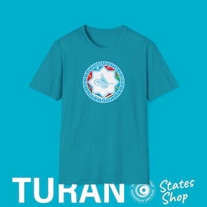 Osmanli Tugra Turan Göktürk Design Shirt, turkic states shirt, ottoman empire stamp logo fashion, Göktürk abc, turan devletleri, ethnic shirt