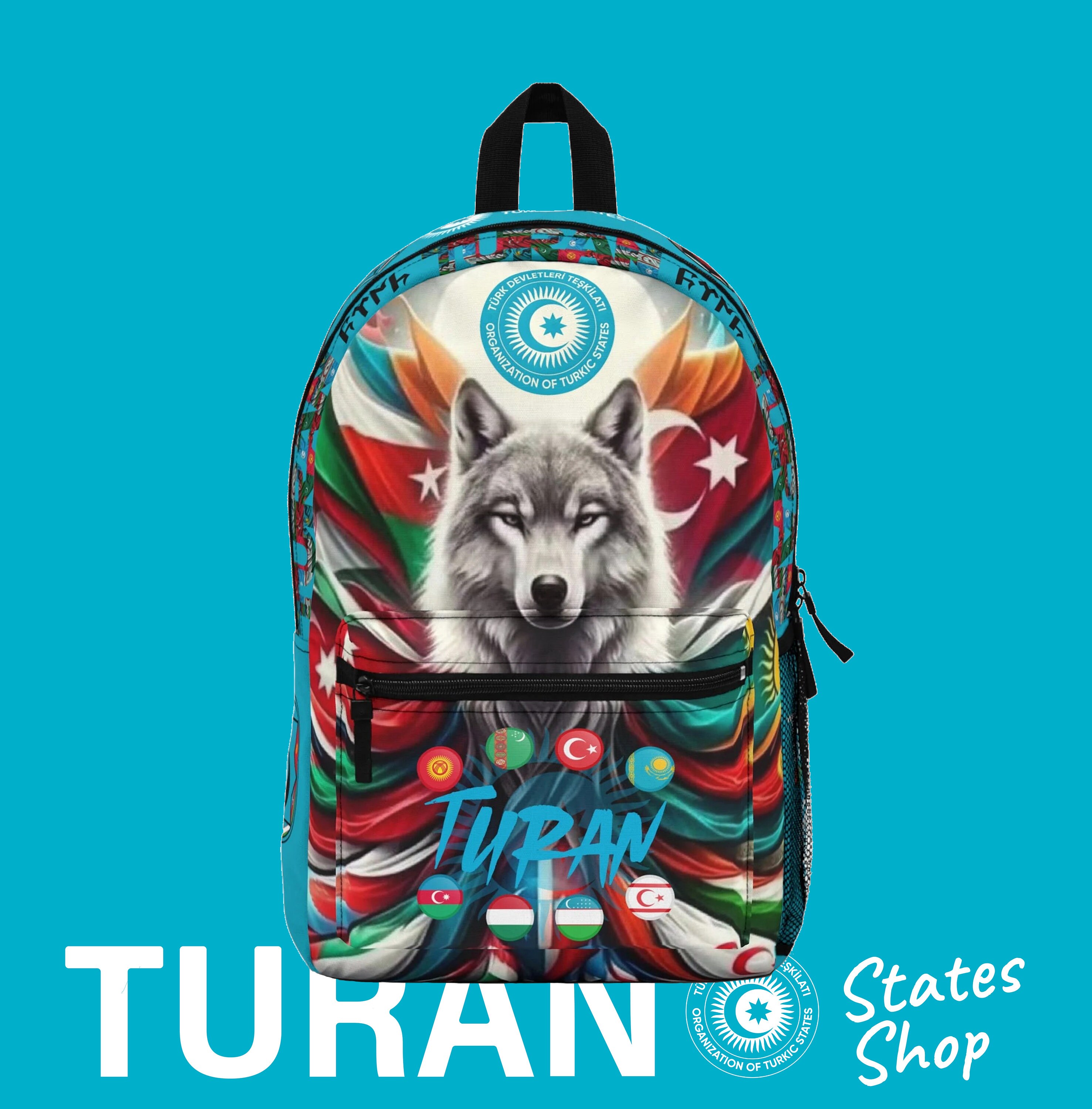 Sac à dos Turan Design, sac Turan Design, sac à dos Turan, Turan sirt cantasi, sac à dos design des pays turcs, sac à dos des États turcs