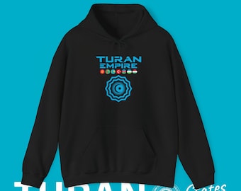 Felpa Da Uomo Con Cappuccio, Turchese, L