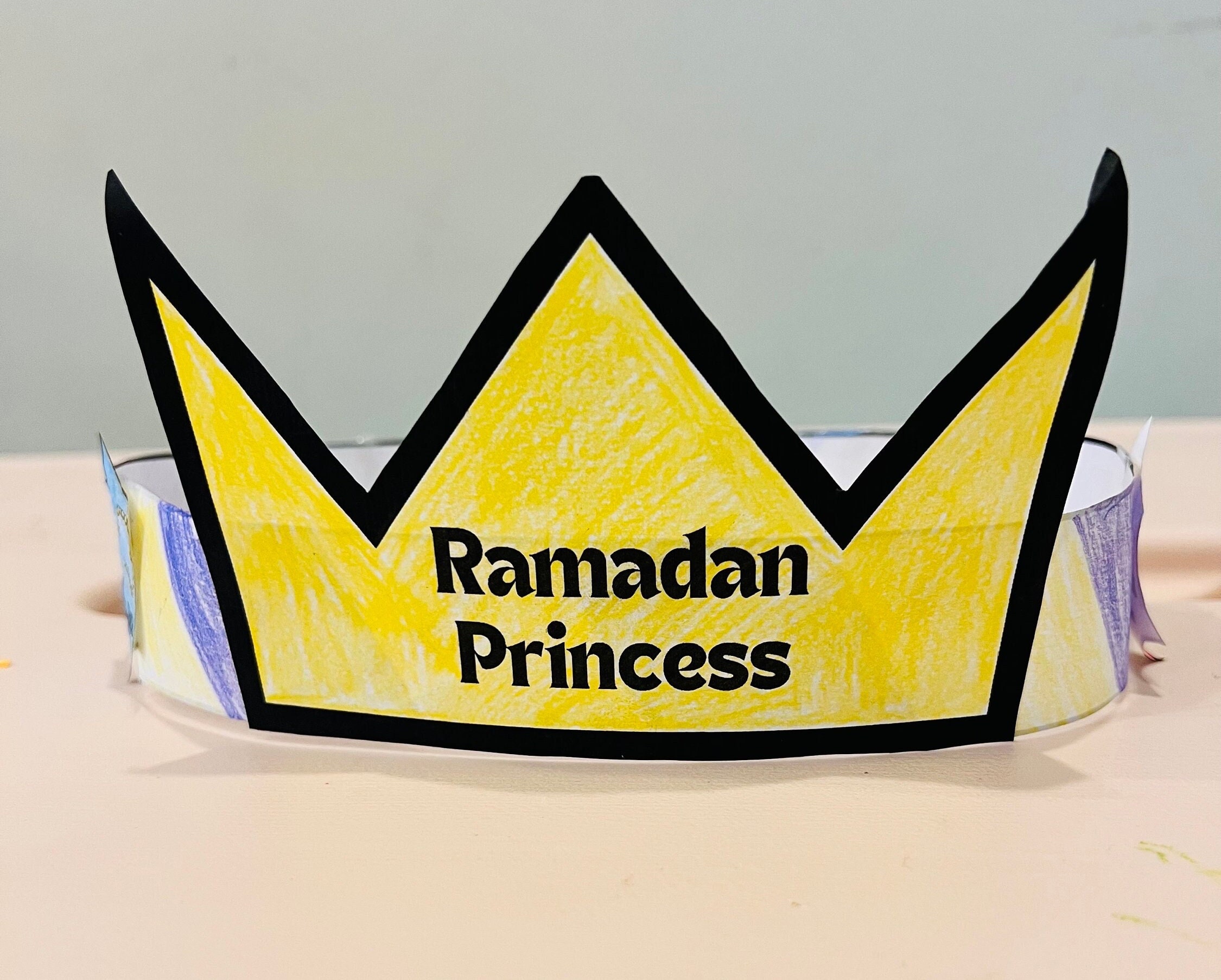 Kids Ramadan Crown Craft, Ramadan Hat Printable, Kids DIY Ramadan ...