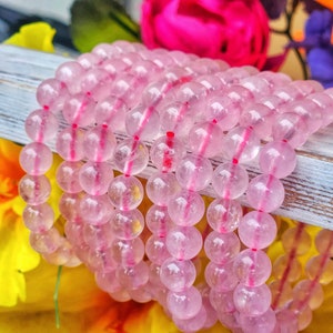 Rose Quartz Crystal Bracelet