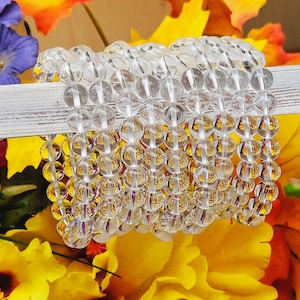 Clear Quartz Crystal Bracelet