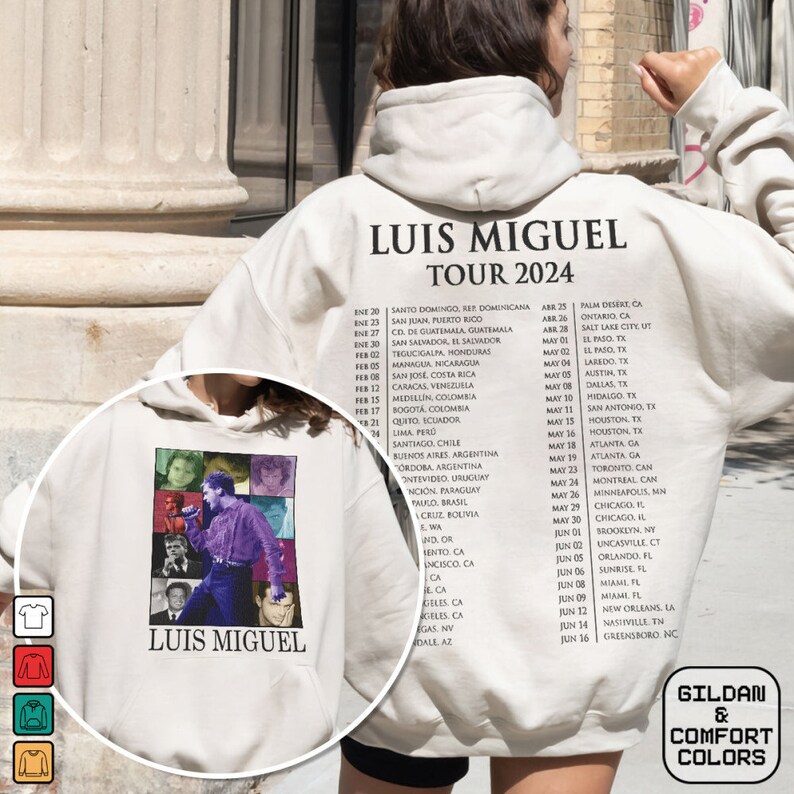 Luis Miguel Tour 2024 Concert Music Tour Dates 2024 Gift for Fan, Luis