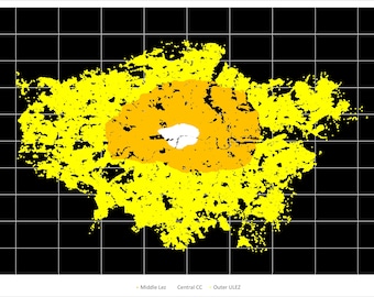 Control total para revender listas actualizadas de códigos postales y geolocalizaciones de Londres, separadas en zonas de carga ULEZ, LEZ y CC.