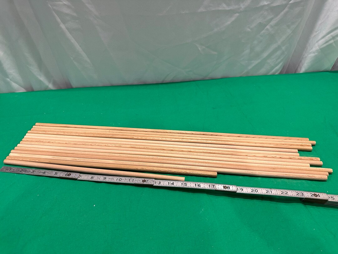 3/8 X 12 Full Round Dowel Clear Cedar Sanded Etsy