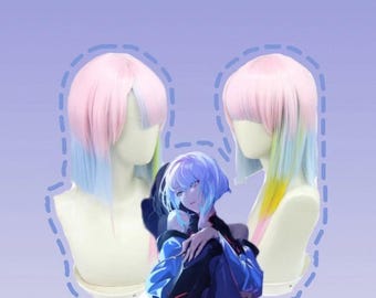 Lucyna Kushinada Cosplay Wig – Anime Character, Short, Color Wig