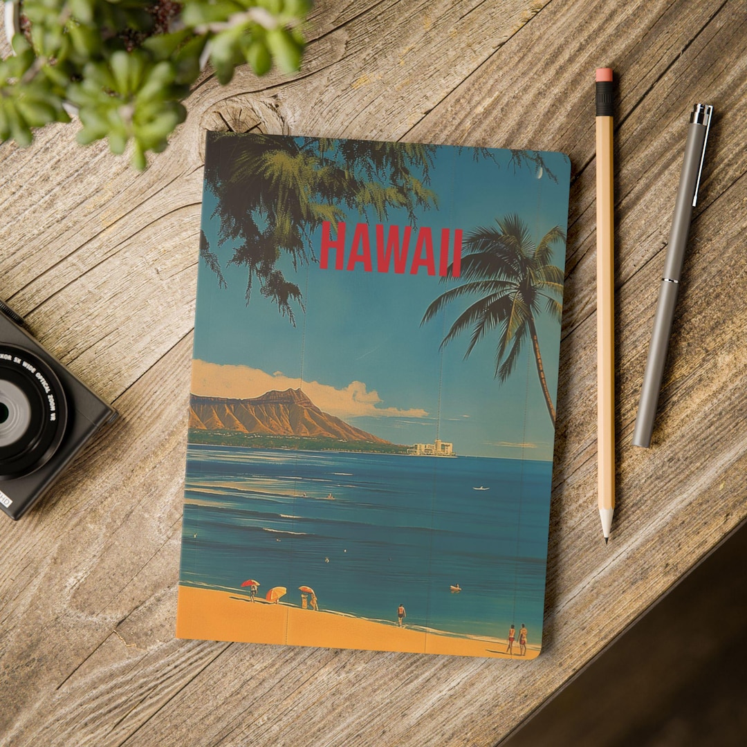 Vintage Journal - Hawaiiana Retro Island Notebook - Etsy