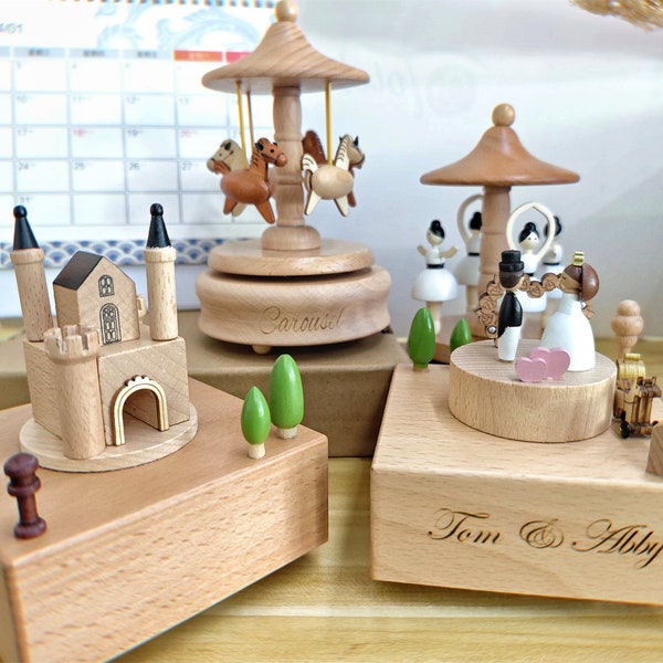 Music Box Baby Girl Christmas Etsy