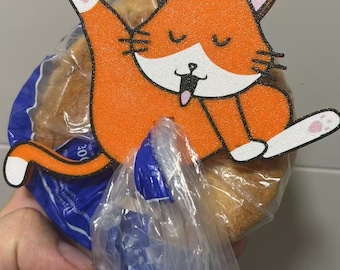 Spinka do chleba „Brudny kot” drukowana w 3D – zabawny zacisk do torebek, akcesorium kuchenne