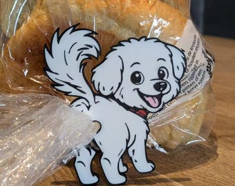 Spinka do chleba „Brudny psi tyłek” drukowana w 3D – zabawny zacisk do torebek, akcesorium kuchenne