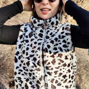 Chestnut Faux Fur Vest