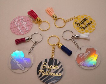 Teacher, nanny, atsem key ring