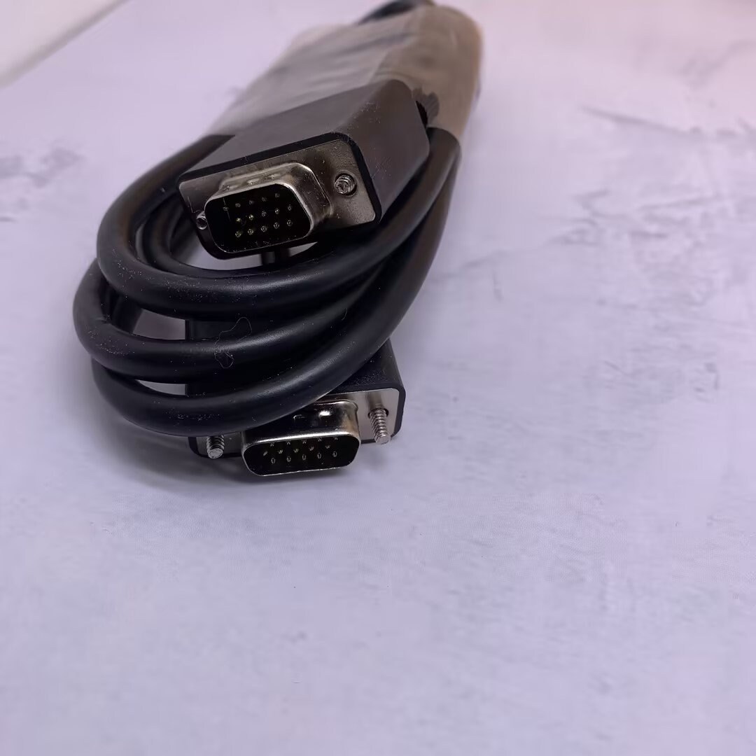 Black Computer Monitor Connection Cable Sleek and Reliable Etsy