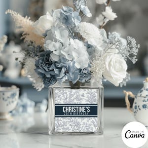 Etiqueta de designer de adesivos Toile De Jouy, decoração de adesivos franceses de luxo de alta qualidade personalizada, etiqueta de presente editável, brinde personalizado 213
