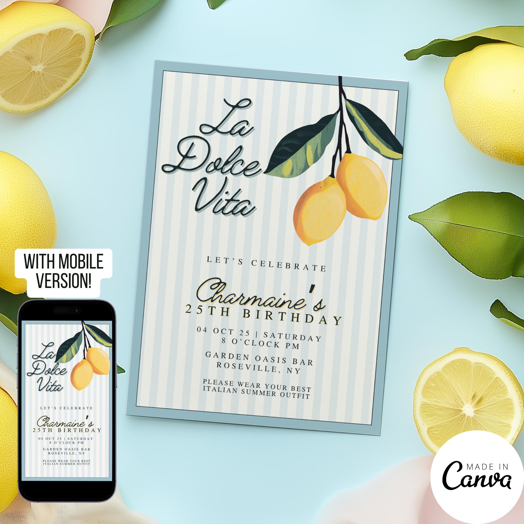 Limonia Lot De 12 Cartes D'invitation Avec 12 Enveloppes Pour 7e