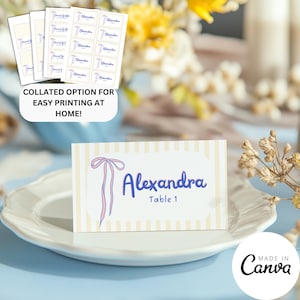Modelo de cartão de casamento com nome de coquete, conjunto de mesa com fita desenhada à mão, cartão para buffet de comida de restaurante, atribuição de reserva de assentos, 304