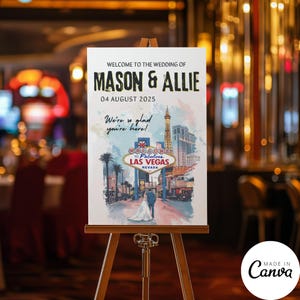 Plantilla de cartel de bienvenida para la cena de ensayo de boda en Las Vegas, póster de recepción de Casino Royale, ilustración de cartel de restaurante de noche de póquer, 153