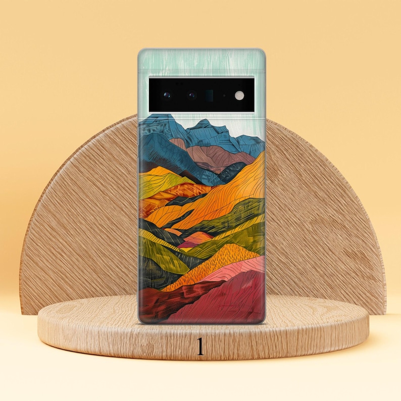 Mountain Phone Case Minimalist Phone Cover Fit for Google Pixel 10 Pro XL 9A 9 Pro 8A 8 Pro 8 7A 7 Pro 6 6A 3A 4XL 5 OnePlus 13 12R Design 1