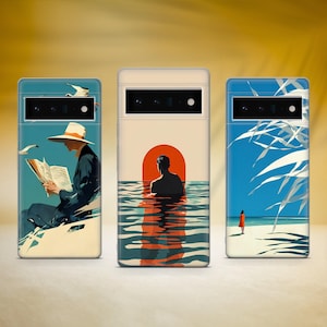 Summer Aesthetic Phone Case Minimalistic Cover Fit for Google Pixel 10 Pro XL 9A 9 Pro 8A 8 Pro 8 7A 7 Pro 6 6A 3A 4XL 5 OnePlus 13 12R