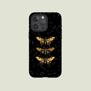 Funda para teléfono Luna Moth, diseño estético, compatible con MagSafe, iPhone 17 Pro Max, 16 Pro Max, 15, 14, 13 Pro, 12, 11 Pro, XS, XR y 8 Plus.