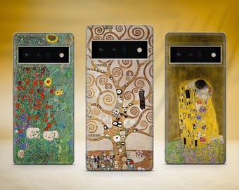 Gustav Klimt Phone Case Famous Art Phone Cover Fit for Google Pixel 10 Pro XL 9A 9 Pro 8A 8 Pro 8 7A 7 Pro 6 6A 3A 4XL 5 OnePlus 13 12R0