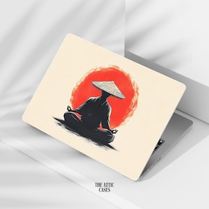 Minimalistic Japanese Art MacBook Case Aesthetic MacBook Case Fit For MacBook Air 13 MacBook Pro 13  11/12/13/14/15/16 Inch Protective Case
