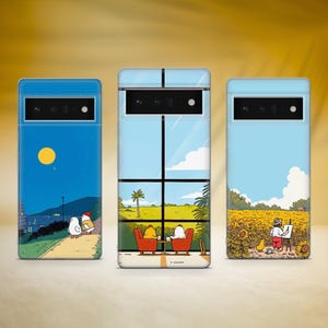 Ästhetische Vögel Handyhülle Minimalistische Handyhülle Fit für Google Pixel 10 Pro XL 9A 9 Pro 8A 8 Pro 8 7A 7 Pro 6 6A 3A 4XL 5 OnePlus 13 12R