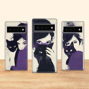 Cat Lovers Phone Case Aesthetic Cats Phone Cover Fit for Google Pixel 10 Pro XL 9A 9 Pro 8A 8 Pro 8 7A 7 Pro 6 6A 3A 4XL 5 OnePlus 13 12R