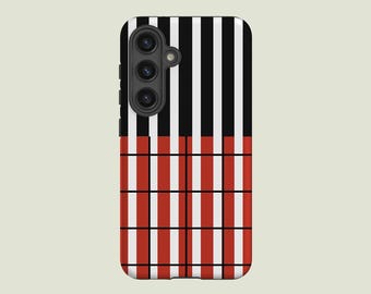 Geometric Stripes Phone Case Abstract Cover Fit For Samsung Galaxy S25 S24 Ultra S23 FE S23 Plus S22 Ultra S20 FE Note 20 A56 A16