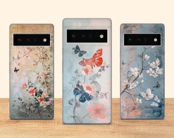 Minimalistic Phone Case Butterfly Phone Cover Fit for Google Pixel Pixel 10 Pro XL 9A 9 Pro 8A 8 Pro 8 7A 7 Pro 6 6A 3A 4XL 5 OnePlus 13 12R