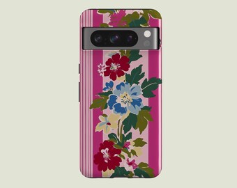 Floral Pattern Phone Case Aesthetic Phone Cover Fit For Google Pixel 10 Pro XL 9A 9 Pro XL 8 Pro 8A 7 Pro 7A Pixel 6 Pro 6A