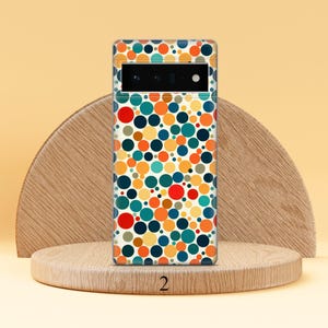 Coque de téléphone à pois abstraite, housse de téléphone adaptée pour Google Pixel 10 Pro XL 9A 9 Pro 8A 8 Pro 8 7A 7 Pro 6 6A 3A 4XL 5 OnePlus 13 12R Design 2