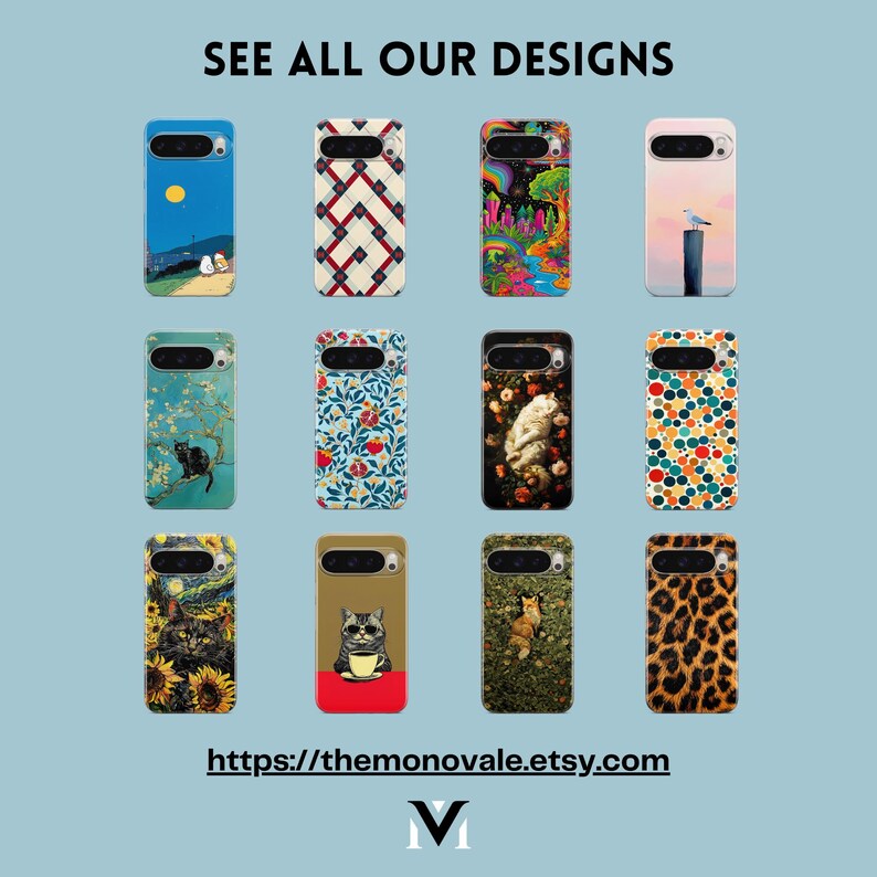 a collection of colorful phone cases with various designs, including floral patterns, abstract shapes, and animal motifs, arranged in a grid format.