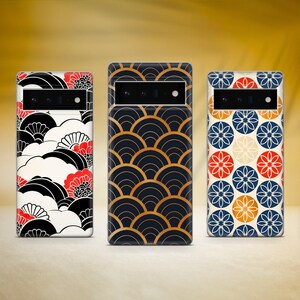 Japanese Pattern Phone Case Aesthetic Phone Cover Fit for Google Pixel 10 Pro XL 9A 9 Pro 8A 8 Pro 8 7A 7 Pro 6 6A 3A 4XL 5 OnePlus 13 12R
