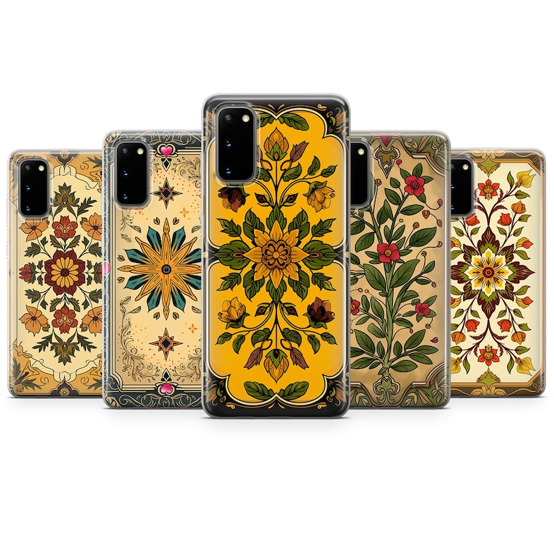 Floral Tarot Card Phone Case Witchy Phone Cover Fit for iPhone 17 Pro Max 16 15 14 13 12 13 Samsung S25 S24 S23 FE A56 A16 Huawei P30 Pro image 7