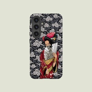 Japanese Gothic Phone Case Aesthetic Anime Phone Cover Fit For Samsung Galaxy S25 S24 Ultra S23 FE S23 Plus S22 Ultra S20 FE Note 20 A56 A16