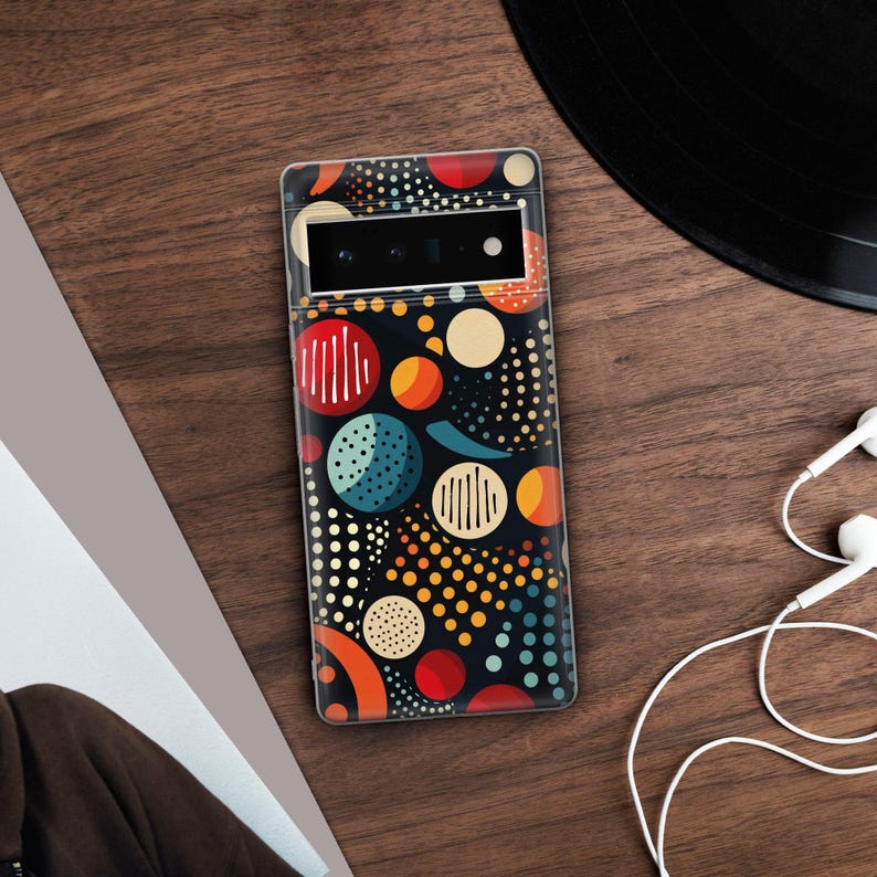 Coque de téléphone à pois abstraite, housse de téléphone adaptée pour Google Pixel 10 Pro XL 9A 9 Pro 8A 8 Pro 8 7A 7 Pro 6 6A 3A 4XL 5 OnePlus 13 12R image 7