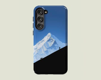 Mountain Phone Case Minimalist Phone Cover Fit For Samsung Galaxy S25 S24 Ultra S23 FE S23 Plus S22 Ultra S20 FE Note 20 A56 A16